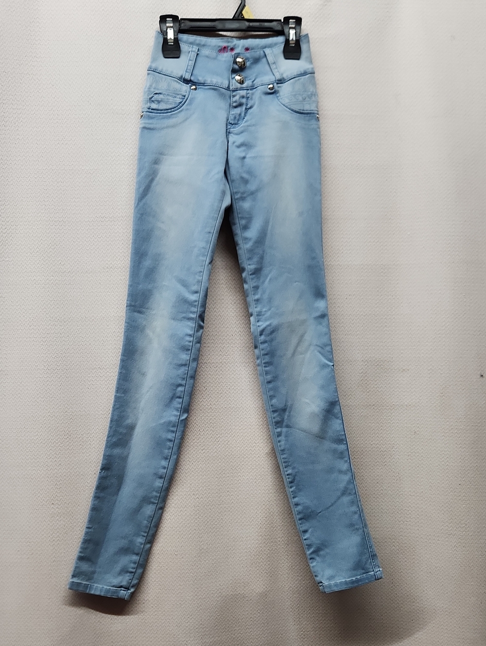 Women's Light Blue High-Rise Skinny Jeans